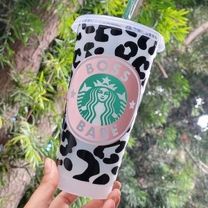 Cheetah Starbucks cup